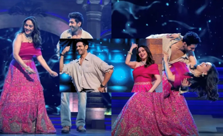 Kartik Aaryan Grooves To His Viral Chandu Champion Track ‘Satyanaas’ With Madhuri Dixit; Says ‘It Was Like A Dream’ – WATCH